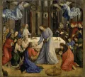 Йос ван Гент. Причащение апостолов. 1473–1474