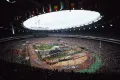 Церемония открытия XXI Олимпийских летних игр. Олимпийский стадион, Монреаль. 1976