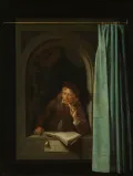 Геррит Доу. Мужчина, курящий трубку. Ок. 1650
