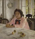 Валентин Серов. Девочка с персиками. 1887