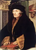 Ганс Гольбейн Младший. Портрет Эразма Роттердамского. 1523