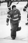 Вратарь сборной команды СССР Сергей Мыльников. 1984