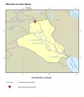 Магзалия на карте Ирака