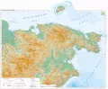 Общегеографическая карта Чукотского автономного округа