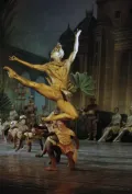 Морихиро Ивата в балете «Баядерка». 1996