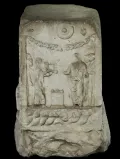 Сцена жертвоприношения ларам. Алтарь ларов Августа. 12–2 до н. э. 
