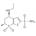 Структурная формула дорзоламида, лекарственного средства из группы ингибиторов карбоангидразы