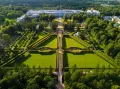 Екатерининский дворец и парк. Вид сверху