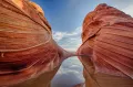 Песчаники Национального памятника природы Вермильон-Клиффс, плато Колорадо (штат Аризона, США)