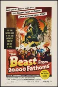 Постер фильма «Чудовище с глубины 20 000 саженей». Режиссёр Эжен Лурье. 1953