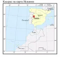 Касерес на карте Испании