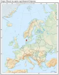Озеро Моссё на карте зарубежной Европы