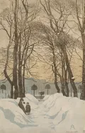 Анна Остроумова-Лебедева. Летний сад зимой. 1902