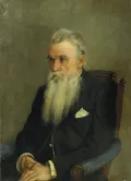 Владимир Бондаренко. Портрет Даниила Мордовцева. Ок. 1900