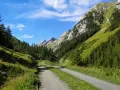 Ландшафт швейцарских Альп (кантон Вале)