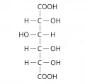 Структурная формула D-глюкаровой кислоты