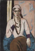 Макс Бекман. Кваппи в розовом свитере. 1932–1934