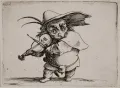 Жак Калло. Скрипач. Из  серии «Гобби». 1616