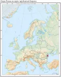 Озеро Разим на карте зарубежной Европы