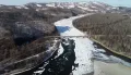 Ледостав на реке Казыр (Красноярский край, Россия)