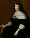 Портрет вдовствующей французской королевы Анны Австрийской. Ок. 1659