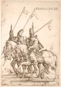 Даниэль Хопфер Старший. Трое мамлюков. 1526–1536
