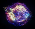 Остаток сверхновой Кассиопея А в рентгеновских лучах
