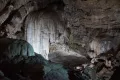 «Окаменевший водопад» (из натёчных образований) в Новоафонской пещере (Абхазия)