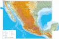 Общегеографическая карта Мексики