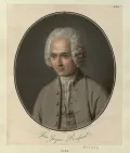 Портрет Жан-Жака Руссо. Гравюра по оригиналу Жана-Франсуа Гарнере. 1791