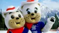 Талисманы XV Олимпийских зимних игр – белые медведи Хайди и Хоуди