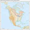 Лаврентийская возвышенность на карте Северной Америки