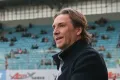 Главный тренер «Химок» Сергей Юран перед началом матча на стадионе «Арена Химки». 2022