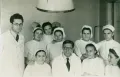 Сергей Юдин с сотрудниками и студентами. 1953