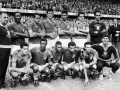 Сборная Бразилия после победы на чемпионате мира по футболу. Стадион «Росунда», Стокгольм. 1958