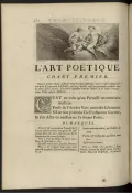 Никола Буало. Поэтическое искусство. Иллюстрация из книги: Les Oeuvres de M. Boileau-Despréaux. Paris, 1740. P. 262