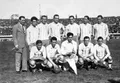 Игроки сборной Аргентины накануне матча чемпионата мира по футболу против сборной Мексики. Монтевидео. 1930