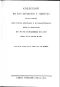 Colección de decretos y órdenes que han expedido las Cortes Generales y Extraordinarias desde su instalación en 24 d