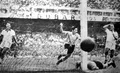 Гол Альсидеса Гиджи в ворота сборной Бразилии в финальном матче чемпионата мира по футболу. Рио-де-Жанейро. 1950