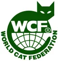 Логотип Всемирной федерации кошек (WCF)