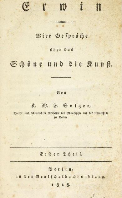 Зольгер Карл Вильгельм Фердинанд. Большая российская энциклопедия