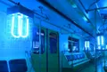 Бактерицидные лампы дезинфицируют вагоны Московского метрополитена в электродепо «Свиблово». 20 января 2020