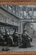 Юстус ван Эгмонт. Презентация балета «La Prospérité des armes de la France» в большом зале те­ат­ра «Па­ле-Рояль». Ок. 1641