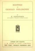 Egotism in German philosophy