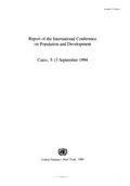 Report of the International Conference on Population and Development. Cairo, 5–13 September 1994