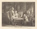 Даниель Ходовецкий. Кабинет художника. 1771