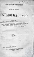 Constitución regional para el futuro Estado Gallego